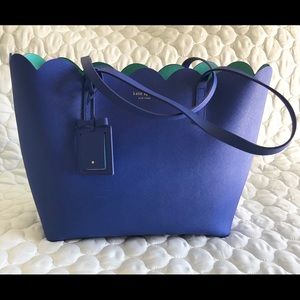 Kate Spade Royal Blue Tote, used.